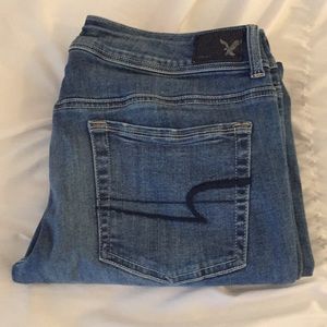 American eagle jeans boot kick